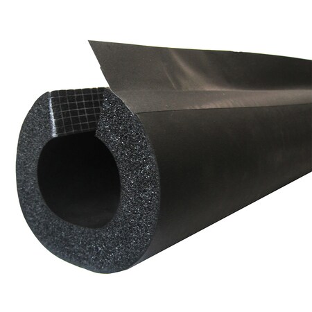 Jones Stephens 3/4IPS X 3/4 X 6 FT WALL DBL SEAL RUBBER PIPE INSULATION, PK19 (114 FT) I82075